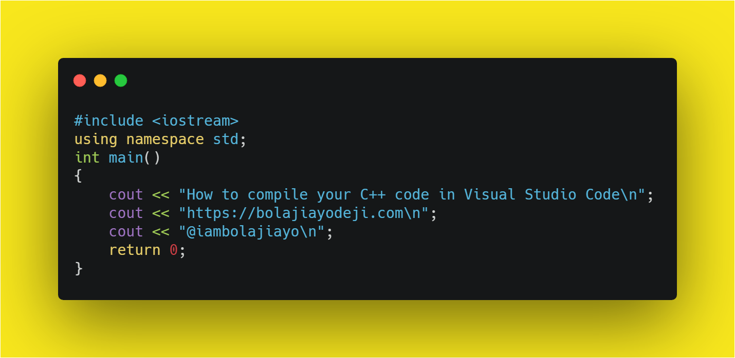 c++ visual studio code