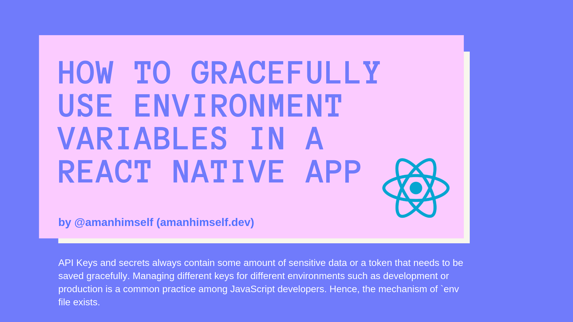 Gracefully the most gracefully. Sensitive data. Environmental variables.