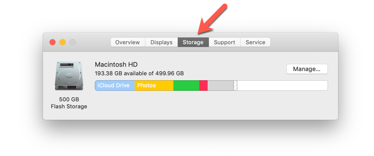 how do you clear your startup disk on a mac
