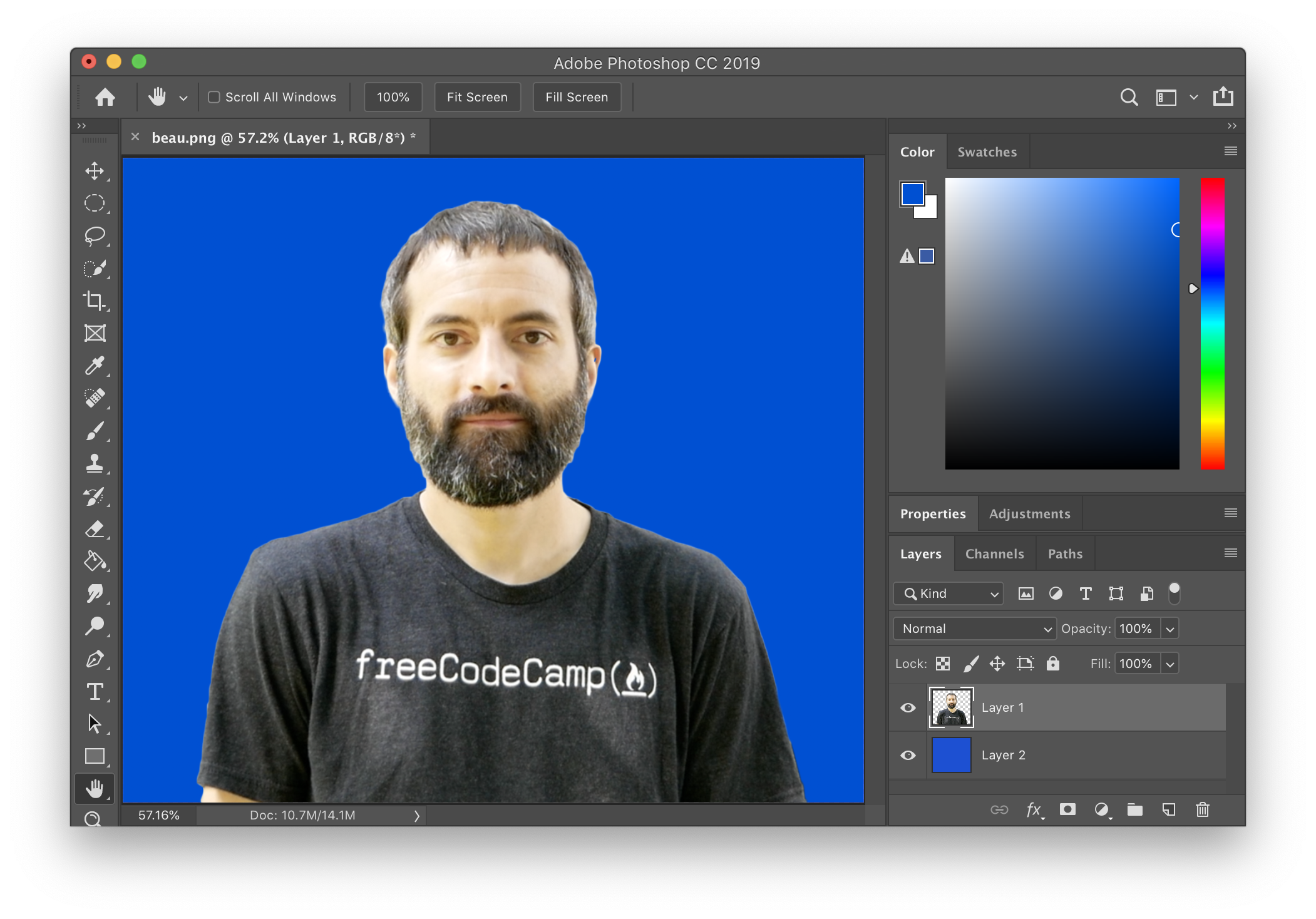 how to cut out an image in photoshop cc
