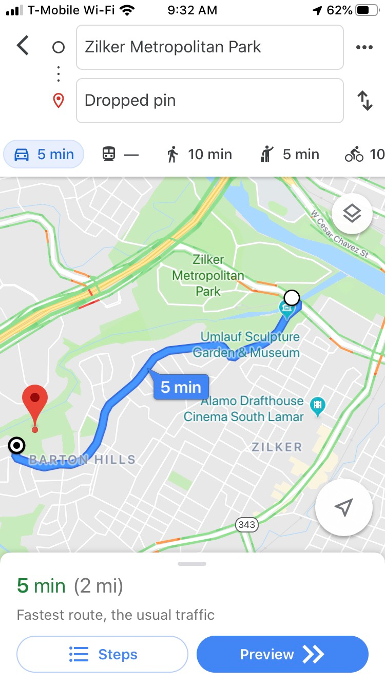 google maps drop a pin