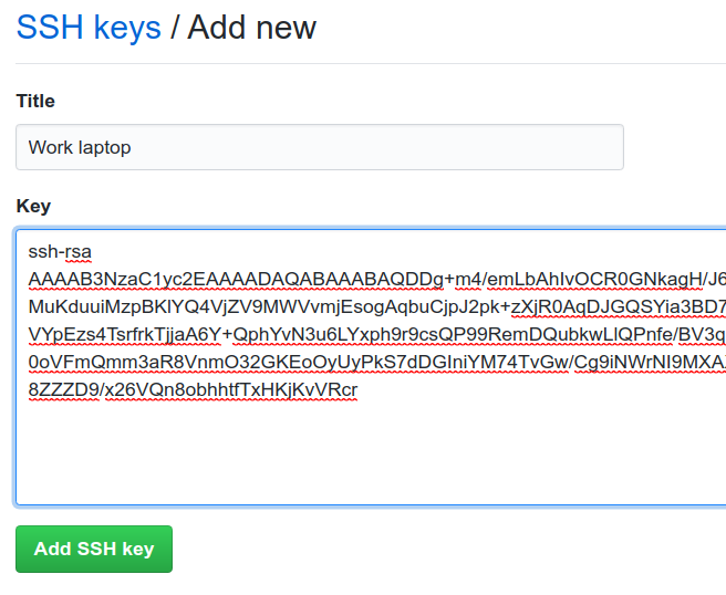 ssh copy public key