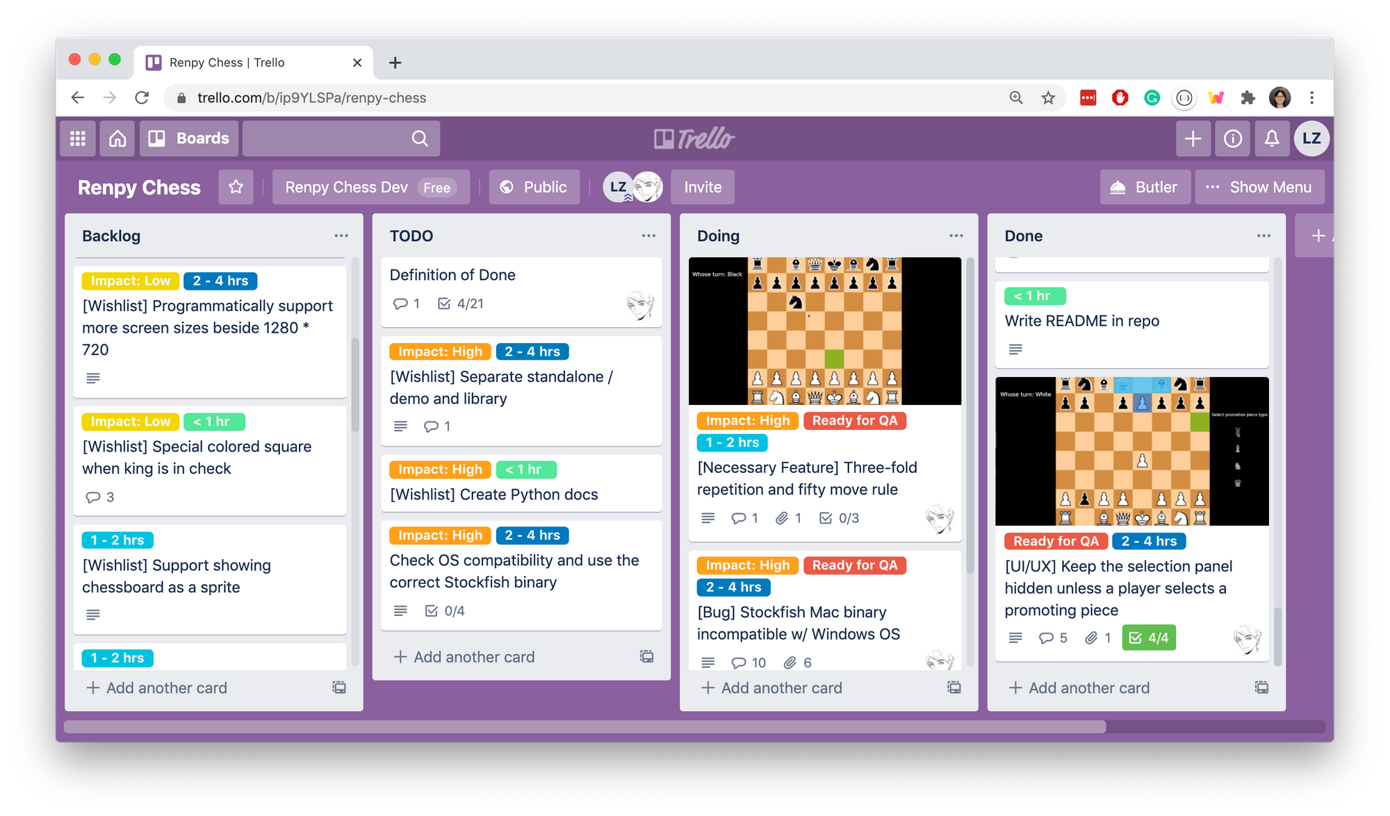 GitHub - RuolinZheng08/renpy-chess-engine: A Chess Engine made