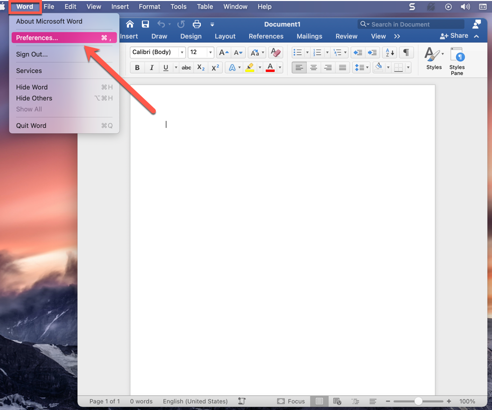 drop down boxes in word for mac