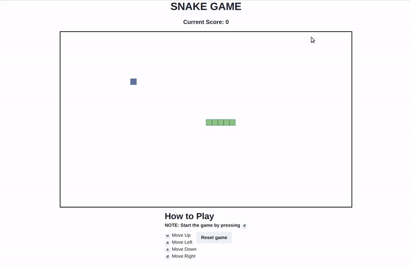 Play Snake Game