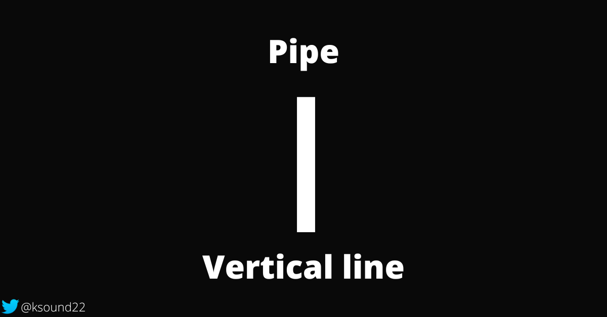 How to Type the Vertical Line