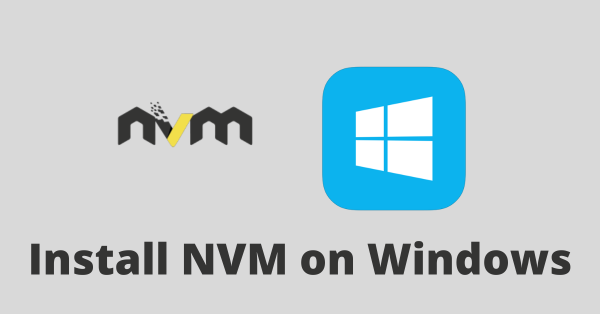 install nvm for windows