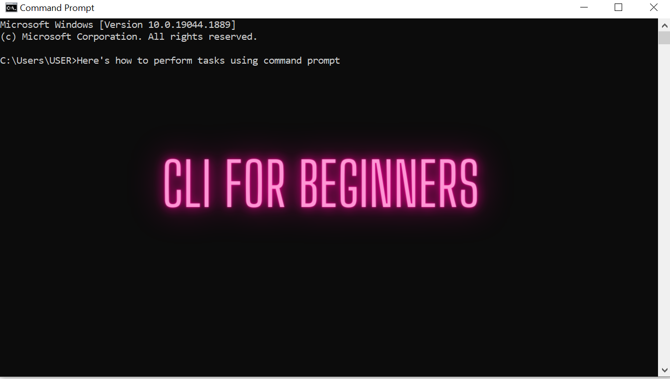 BEGINNERS  HACK ON USING CLI  1  