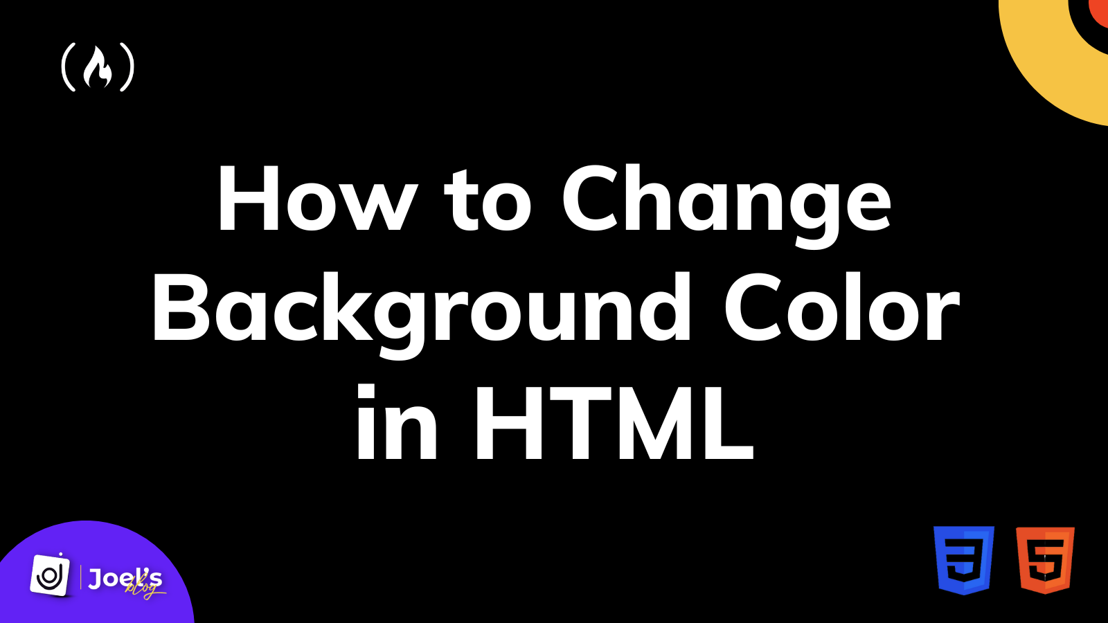 Màu nền HTML - Hướng dẫn thay đổi màu nền: \