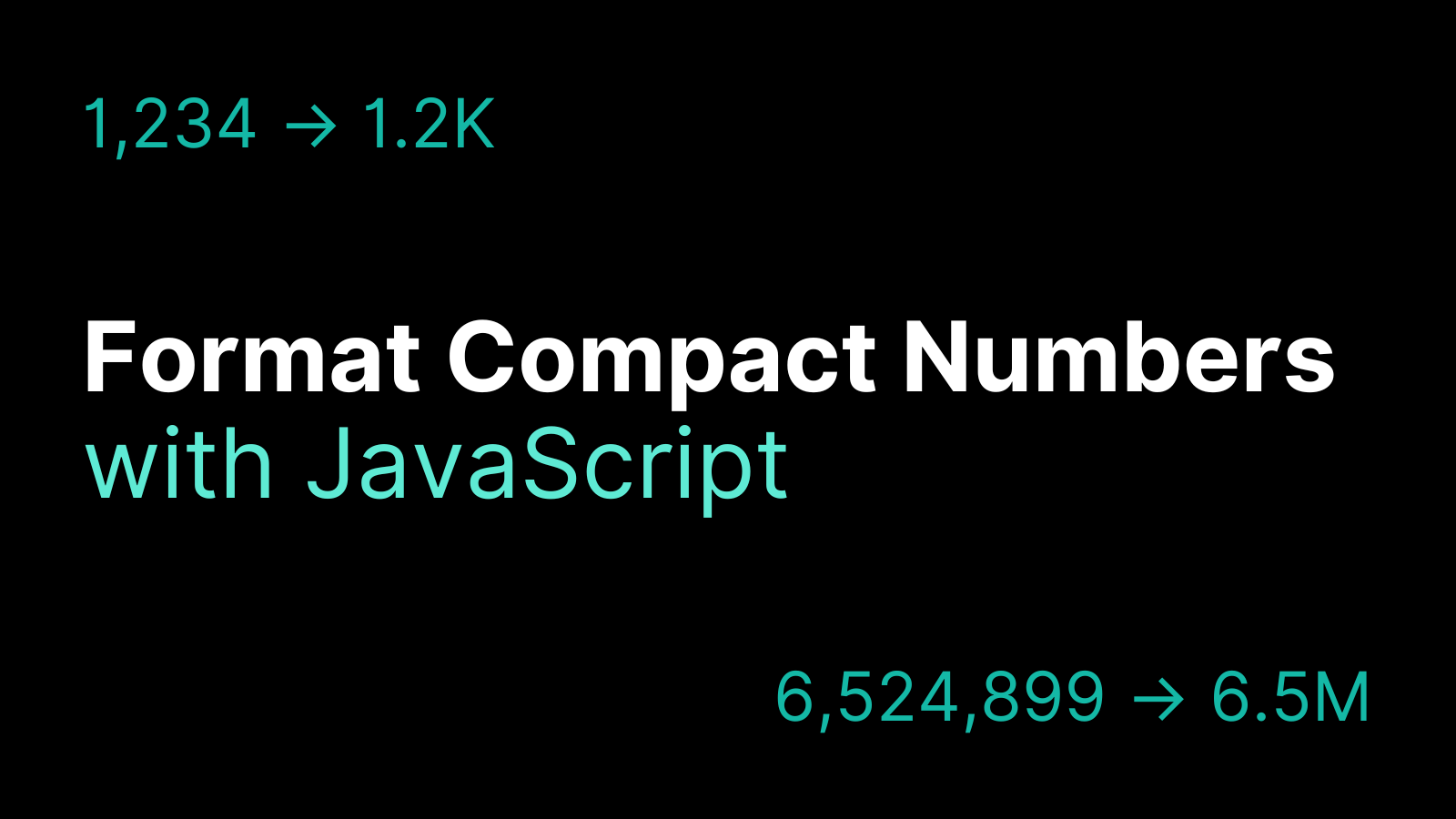 How to make numbers say million billion and so on - JavaScript