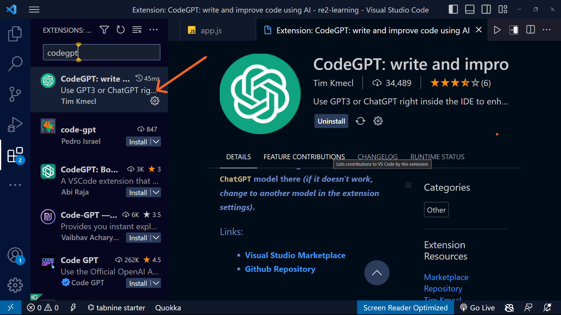 How to Install ChatGPT in VSCode