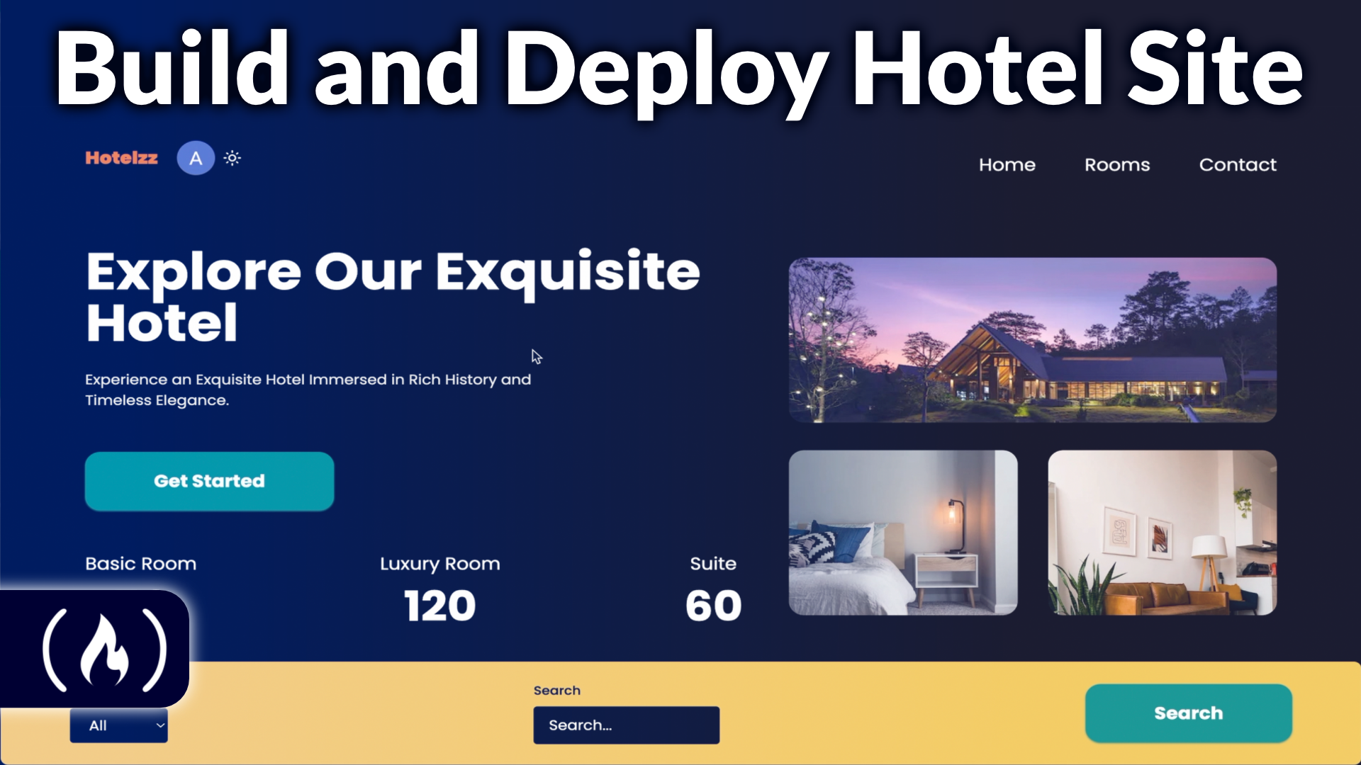 Full Stack JavaScript Course Build a Hotel Management Site with Next