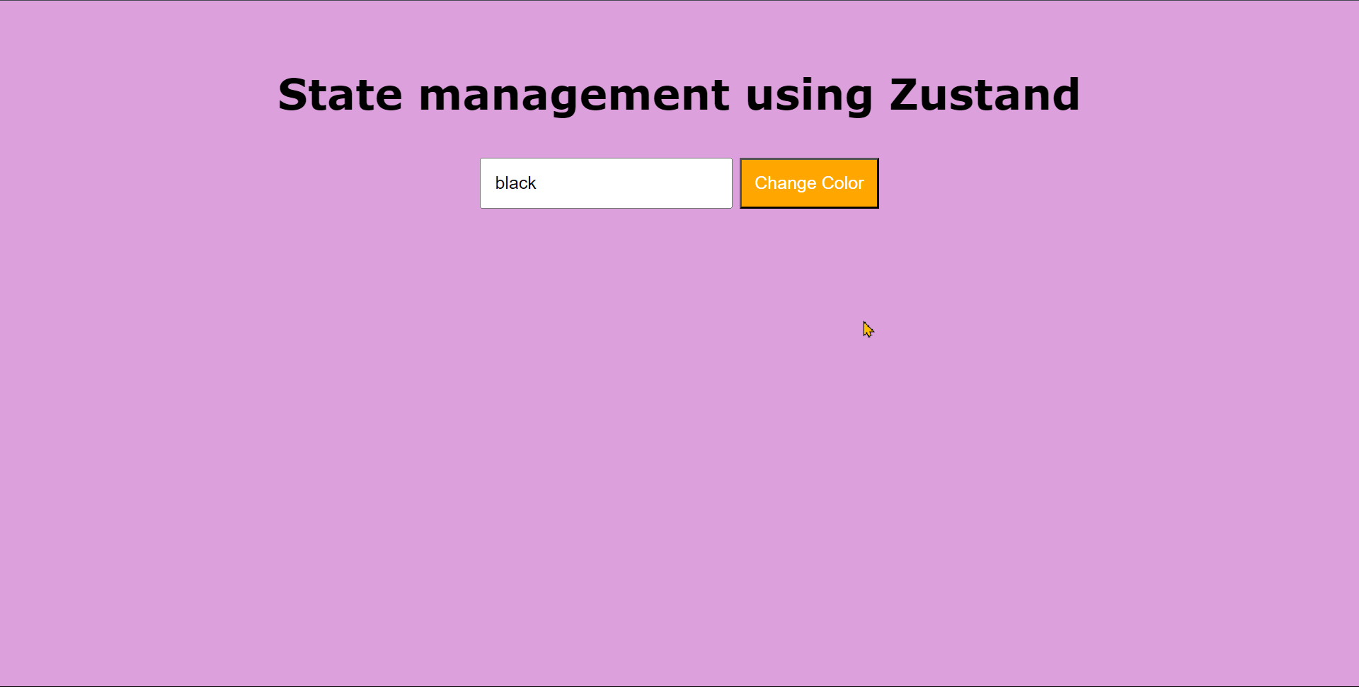 Applying zustand to the application