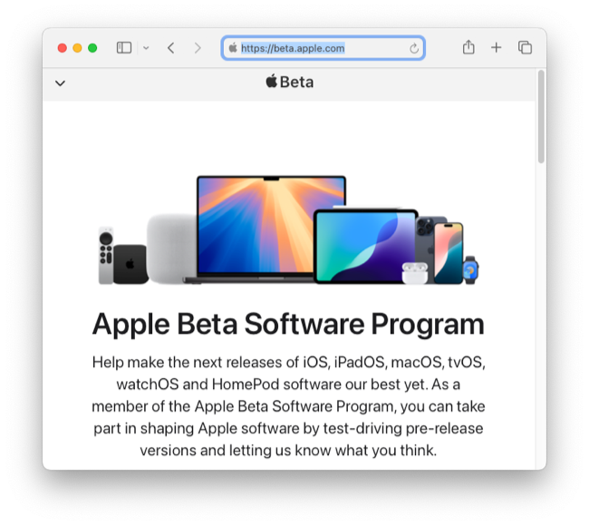 macOS Sequoia Public Beta