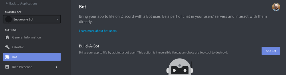 discord bot tutorial node js