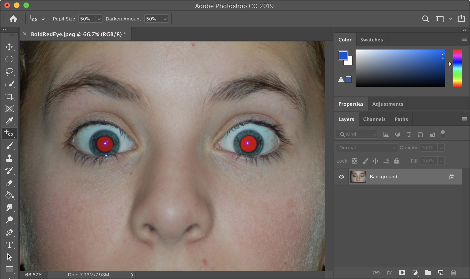 How to Fix Red Eye - Use Photoshop Remove Red Eye from Pictures