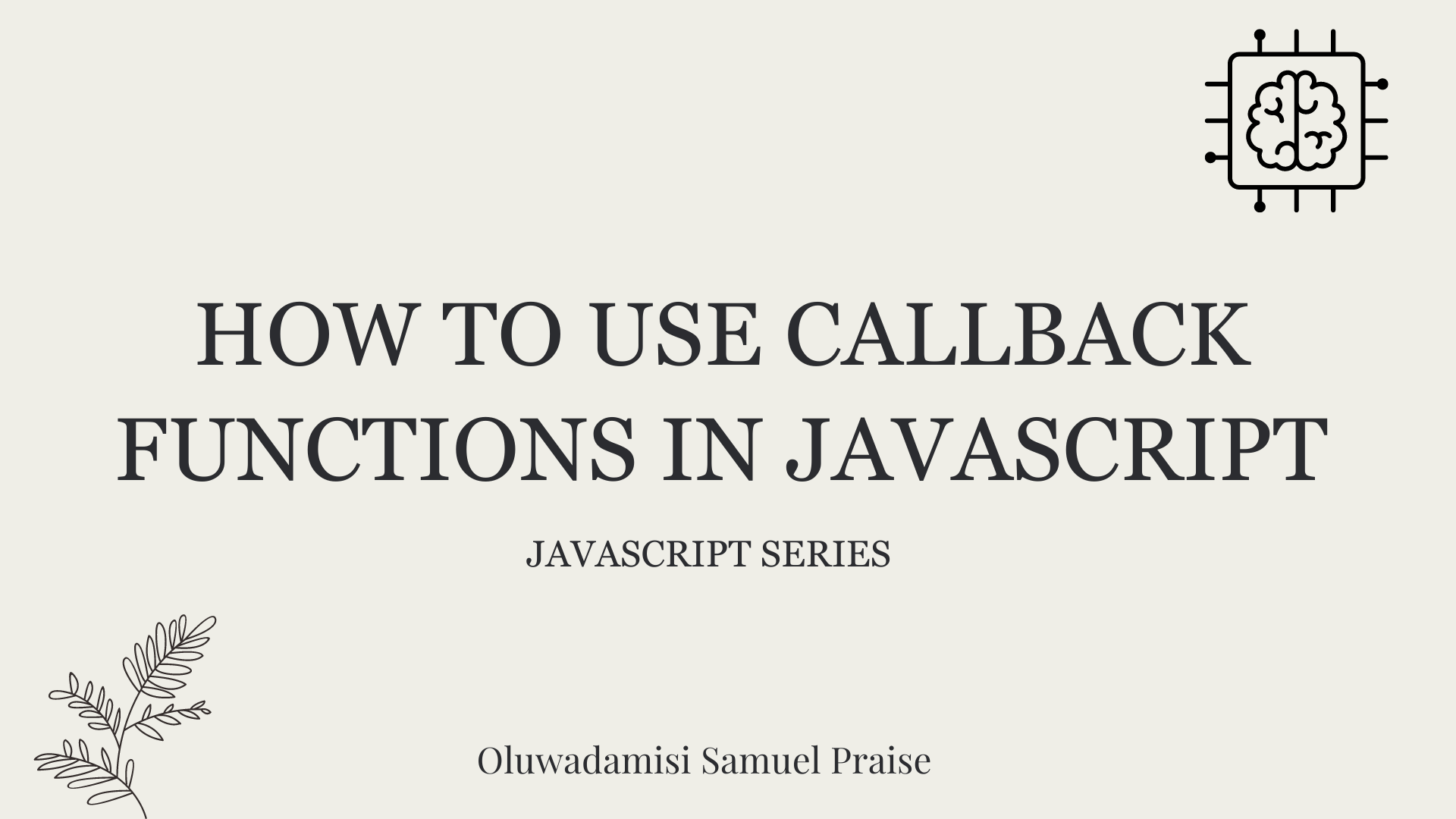 Image for How to Use Callback Functions in JavaScript
