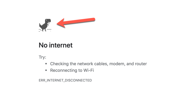 O T-Rex Running é o nome do jogo de dinossauro do Chrome que sempre aparece  quando você está offline e não tem conexão com a internet 🦖 Ele pode ser  jogado tanto