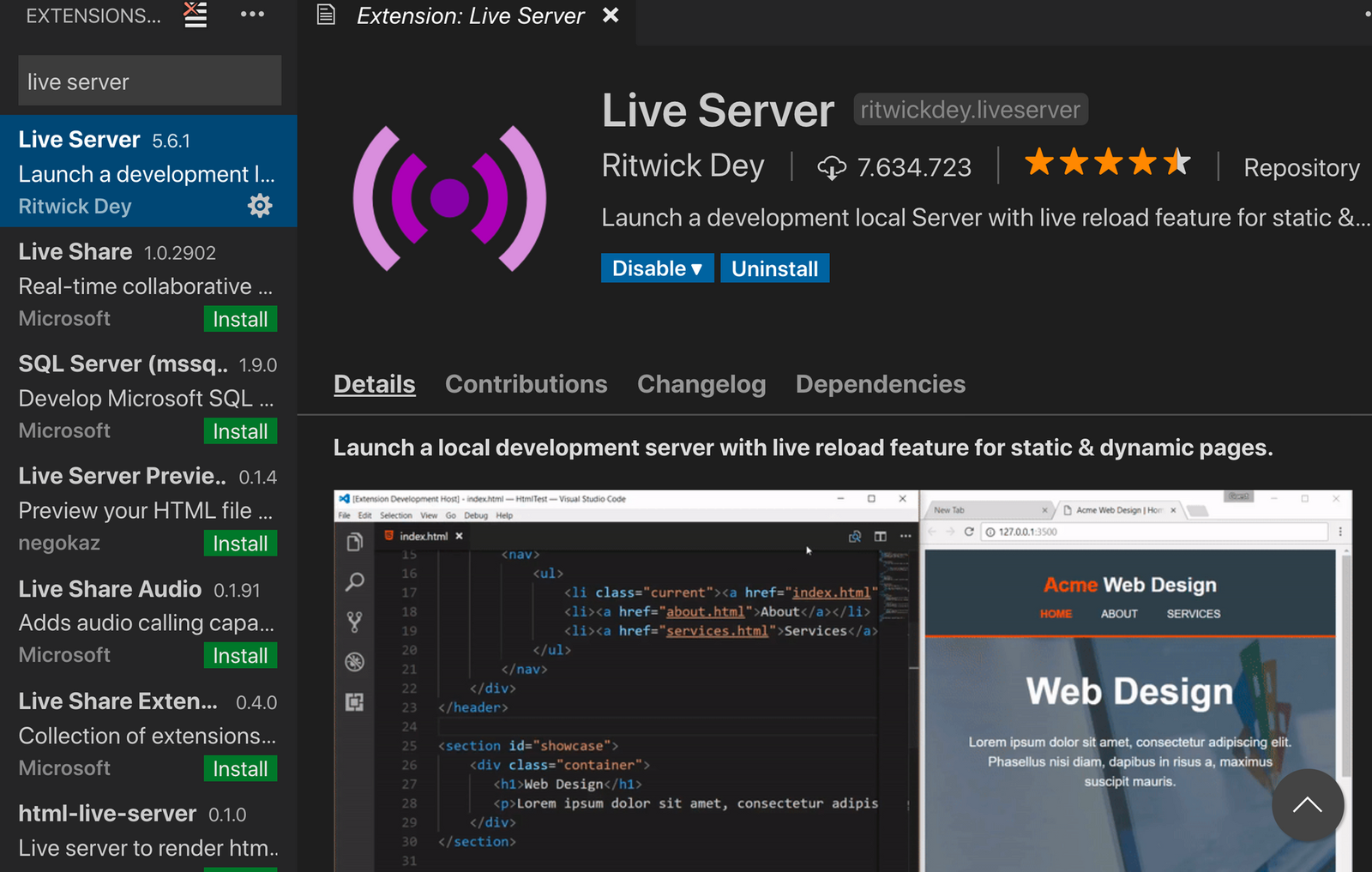 Live server vs code не работает ubuntu